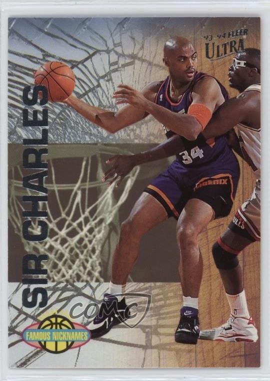 1993-94 Fleer Ultra Famous Nicknames Charles Barkley #1 HOF 02ri