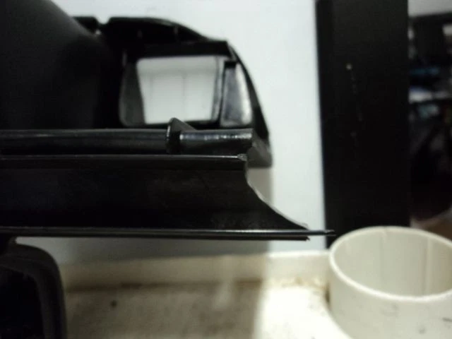 91 TOYOTA CAMRY DASH INSTRUMENT CLUSTER BEZEL TRIM 43628 - Image 2 of 3