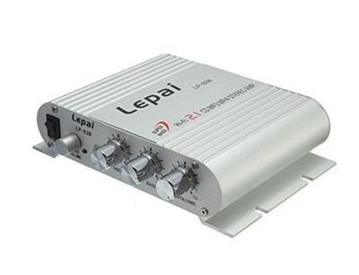 Lepai LP-838 HIFI Amplifier 2.1CH CD MP3 Stereo AMP 12V for Car & Home New
