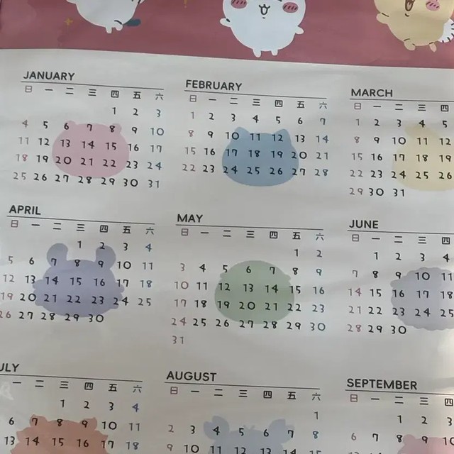 ChieKawa 2026 Calendar Poster – Unopened, Shanghai Official
