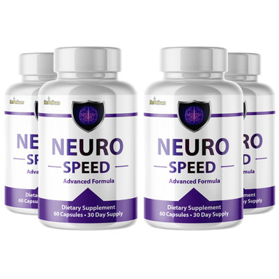 Neuro Speed- Brain Support- 4 Bottles- 240 Capsules