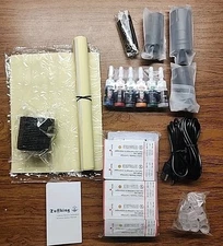 Tuffking Tattoo Machine Kit, Tattoo Accessoires Starter Kit with Transfer Paper