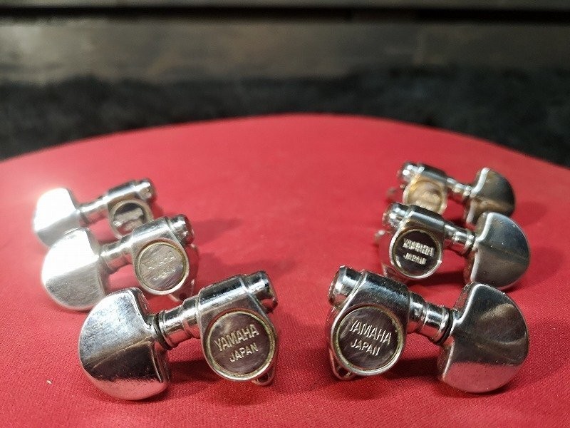 Jeu d'accordeurs chromés YAMAHA SG Series 3x3 chevilles d'origine guitare