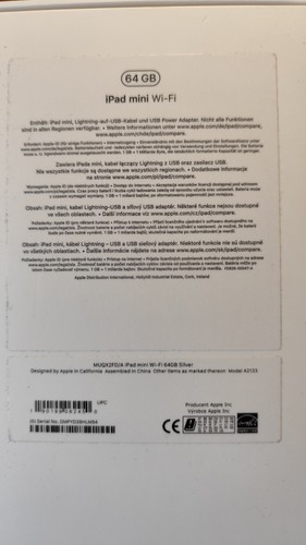 Apple iPad Mini 5 Wi-Fi 64GB Silber 7.9" A2133 - Bild 8 von 8