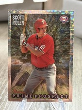 1995 Bowman Baseball #271 Scott Rolen Prime Prospects Rookie RC Silver 