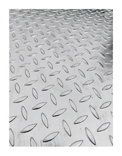 Structural sheet checker sheet | crude steel S235JR galvanized | 50 x 100 cm ...