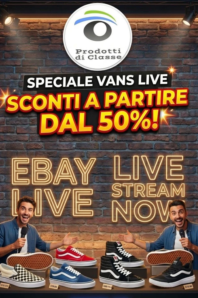 LIVE VANS con sconti fino al 50% 🔥