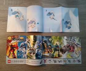 LEGO Technic Throwbots Ski 8501 Ice Slizer w/Case Disks Manual Poster Booklet