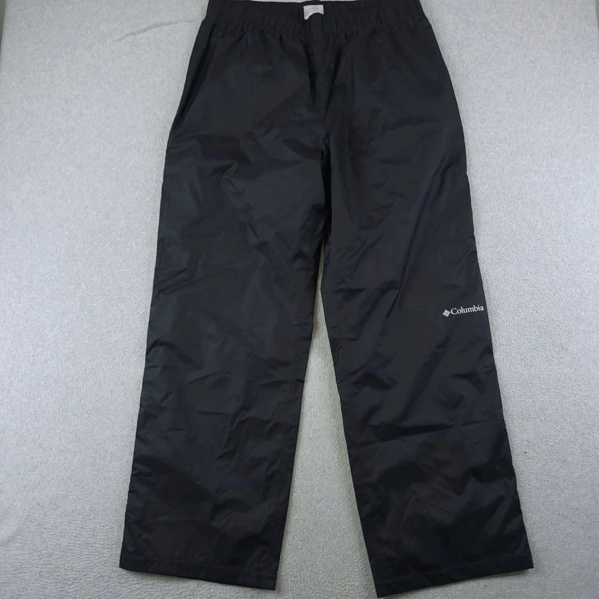 Columbia Pants Mens XL Black Omni Tech Rebel Roamer Waterproof Rain Hiking