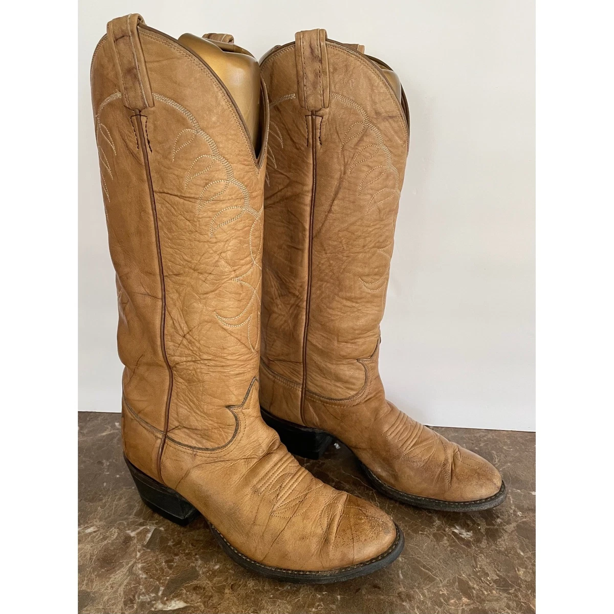 Bottes Western Cowboy Femme Tony Llama - Marron - Taille 9.5 - H3408