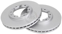 2X A.B.S. Bremsscheibe 16992 FüR GR Nissan Patrol Y61 5 Wagon Dti