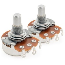 Alpha 250K  A-Curve Potentiometer, Metric Standard, Solid Standard Shaft 9.5Mm, 