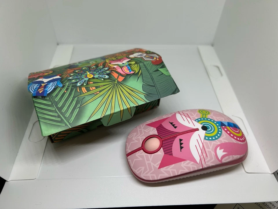 Jelly Comb 2.4G Slim Wireless Mouse with Nano Receiver Pink Fox - New in Box - Image 4 of 4