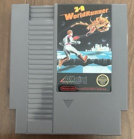 3-D WorldRunner w/ Original Manual & Sleeve (Nintendo | NES) (5-Screw Variant)