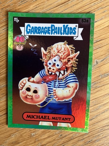 Topps Garbage Pail Kids GPK 40th Trading Card Michael Mutant Green #63a