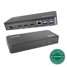 Plugable USB-C Triple Monitor Docking Station, 100W Laptop Charging