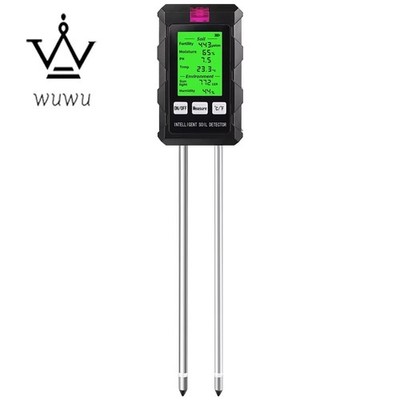 6 in 1 High Accuracy Soil Tester  Sunlight Air Moisture Nutrient Fertility Meter