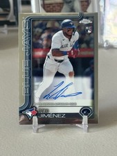 2025 Topps Chrome - Rookie Auto Leo Jimenez #RA-LJI (AU RC) Toronto Blue Jays