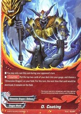 Buddyfight TCG card S-BT01A-CP01/0035EN C D. Coating Buddy Lineage