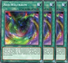 yugioh 3x Neo-Weltraum OP08-DE021 COMMON DEUTSCH