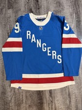 Mika Zibanejad New York Rangers Centennial Fanatics Premium Jersey Size 54 BNWOT