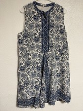 Madewell Silk Journey Shirt Dress a blue and white porcelain floral pattern L