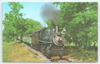 Postcard Strasburg Railroad Rte 741 Excursion 1890 Period Train Pennsylvania