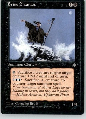 Brine Shaman - Ice Age - MP Magic: The Gathering
