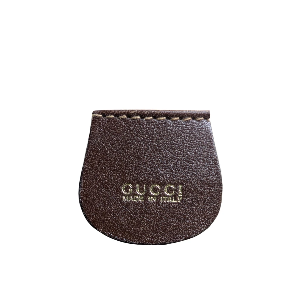AUTÉNTICO Bolso Cubo GUCCI Cuero Marrón Bambú Mango Superior Herrajes Dorados de Colección Foto 2 de 4