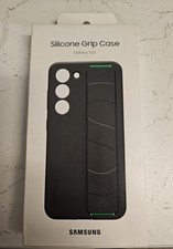 Genuine Samsung Silicone Grip Case for Galaxy S23 - Black