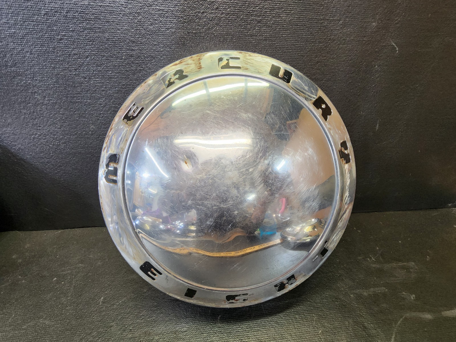 1949 Mercury Eight OEM Dog Dish Poverty Hubcap Wheel Cover FoMoCo OE