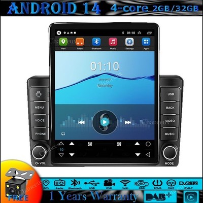 9.7''Android 14 Autoradio Stereo DAB GPS Navigation Carplay For Hyundai H1 07-15
