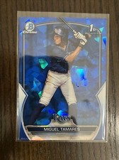 2023 Bowman Chrome Blue Sapphire #BCP-179 Miguel Tamares Tampa Bay Rays