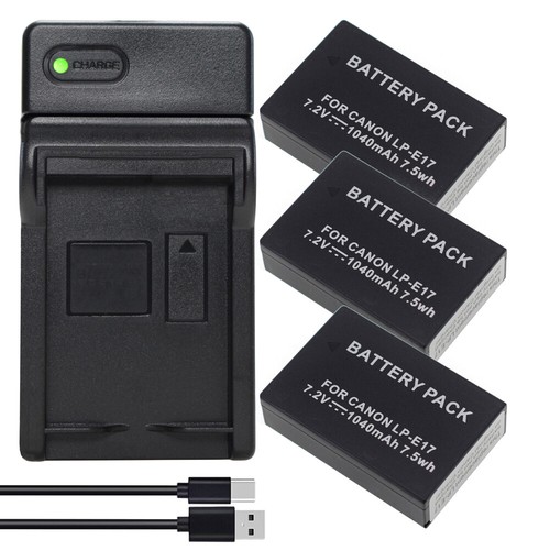 LP-E17 Battery or Slim Charger for Canon EOS R50 R8 RP R10,Rebel SL3 EOS 250D - Picture 8 of 39