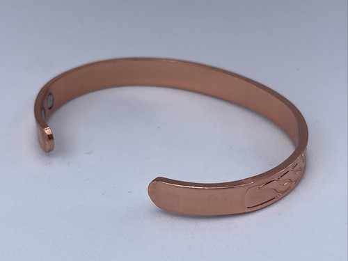 Magnetic Copper 100% Bracelet Therapy Arthritis Pain Relief Bangle - Picture 4 of 5
