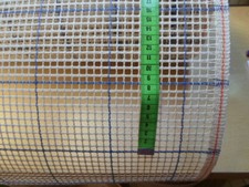 Zweigart - 50 cm Twist -  Stramin, 100 cm Breite, blau abkariert