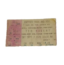 Another Rock and Roll Day on the Green September 2 1978 Ted Nugent AC/DC Journey