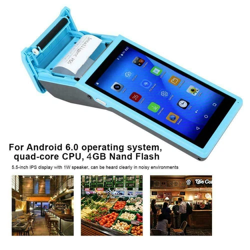 Per Terminale POS 6.0 Stampante Termica Portatile Ricevute 5 Pollici Touch Screen - Foto 4 di 21