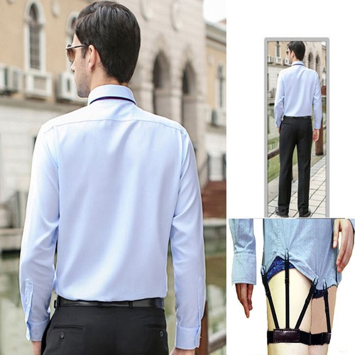 2PCS Male Hidden Shirt Stays Holder 