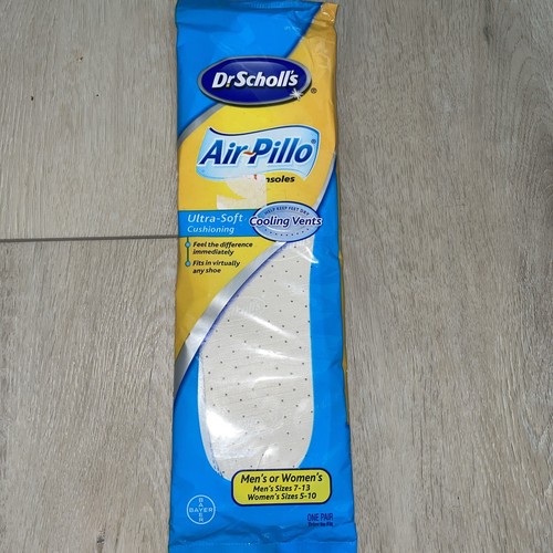 Dr. Scholls Air Pillo Insoles Unisex Men 7-13 Women 5-10 Cooling Vent NEW