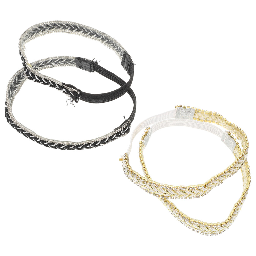 APL 2 Paia Fissatore Tacchi Alti Miss Sparkly Lacci per Scarpe Cinghie Staccabili per