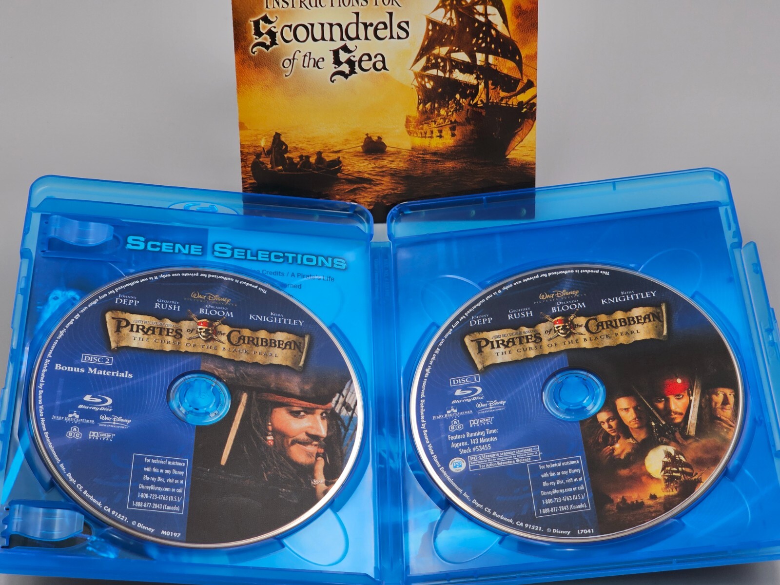 Pirates of the Caribbean Trilogy 1 2 3 Worlds End, Dead Mans Chest