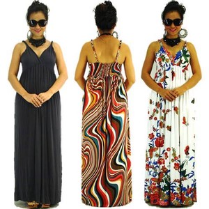 polyester spandex maxi dresses