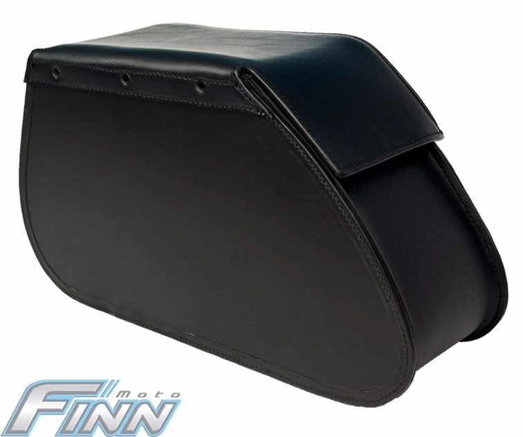 Bolsas de sillín de cuero con tachuelas Tek para motocicleta 102s para Harley Softail PUBLICACIÓN GRATUITA Foto 2 de 4