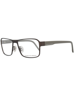 NEW AUTHENTIC PORSCHE DESIGN RECTANGULAR EYEGLASSES P 8291 C BROWN