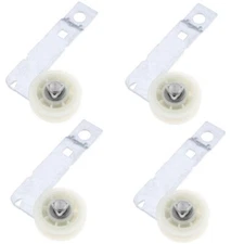 4-Pack Dryer Idler Pulley w/ Bracket Assembly for Whirlpool W10837240 W10118756