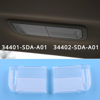 1 Pair Interior Roof Map Light Room Lamp Lens For Honda Fit Accord Civic CR-V*
