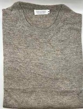 Pull Col Rond 100% Cachemire Tissé à la Main Népal Taille S