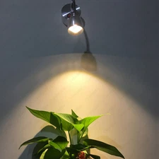 Flexible Pipe 5W LED COB Picture Light Desk Lamp Button Battery-Powered Showcase