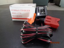 Power Wheels New 00801-1779 Red Battery Charger 6 Volt